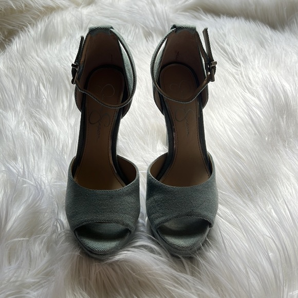 Jessica Simpson Denim Pumps - Picture 6 of 15